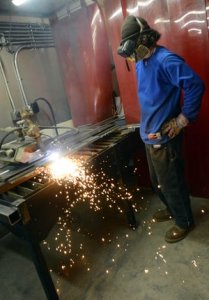 Grasso Tech Student Welding