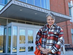 heather standing outside of trcc