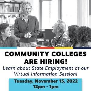 Virtual Information Session on State Employment!